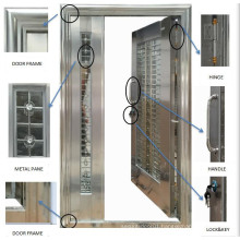 High Quality New Design Glass Stainless Door